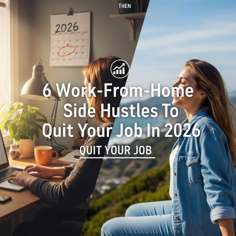 6 Work-From-Home Side Hustles To Quit Your Job In 2024 (Make Hundreds of $ Per Day)